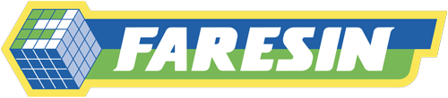 לוגו Faresin - יצרנית איטלקית של מעמיסים טלסקופיים וציוד הרמה